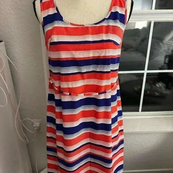 Gap Maternity Tie Striped Dress - Picture 5 of 9